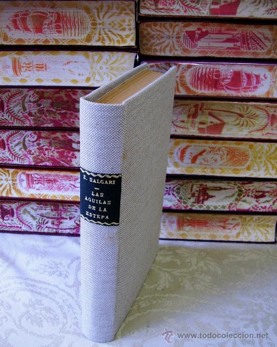 Libros antiguos: LAS AGUILAS DE LA ESTEPA . Autor : Salgari, Emilio - Foto 2