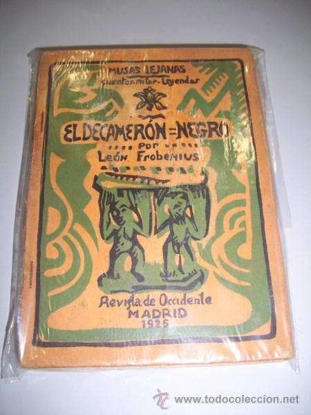 Libros antiguos: FROBENIUS, Le&oacute;n. El Decamer&oacute;n negro - Foto 1