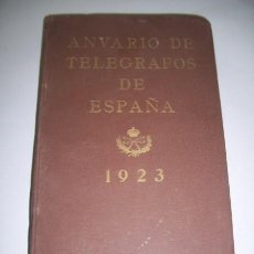Libros antiguos: POMATA, SALVADOR. ANUARIO DE TELÉGRAFOS DE ESPAÑA. Lote 36364812