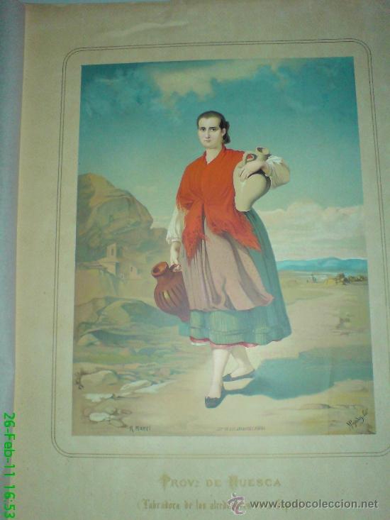 Libros antiguos: LA MUJER DE HUESCA. 1873. 2 L&Aacute;MINAS - Foto 2