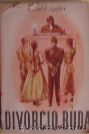 Libros antiguos: Divorcio en Buda, Sandor Marai - Foto 1