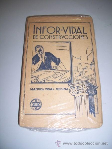 Libros antiguos: VIDAL MEDINA, Manuel. Infor-Vidal de construcciones - Foto 1