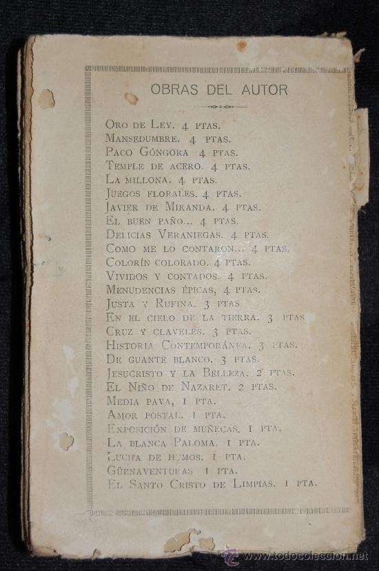 Libros antiguos: Oro de Ley - MU&Ntilde;OZ Y PAB&Oacute;N, Juan F. - Foto 3