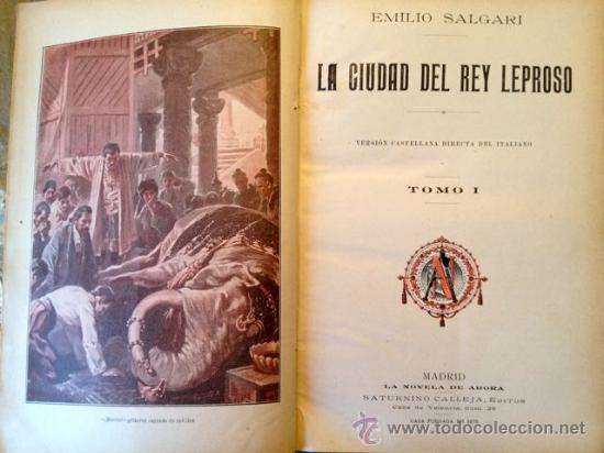 Libros antiguos: Novelas de Emilio Salgari y otros - Foto 2