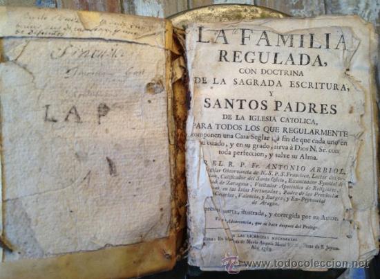 Libros antiguos: La familia regulada, 1769 - Foto 2