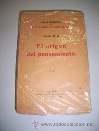 Libros antiguos: PALACIO VALD&Eacute;S, Armando. El origen del pensamiento - Foto 1