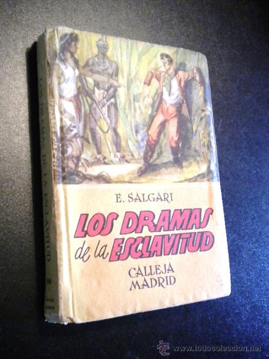 Libros antiguos: Los dramas de la esclavitud / Emilio Salgari - Foto 1