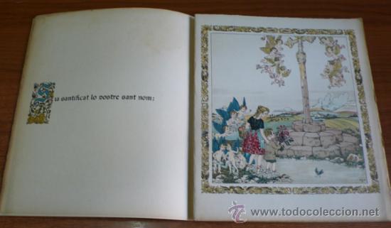 Libros antiguos: EL PARENOSTRE, INTERPRETAT PER A INFANTS PER LOLA ANGLADA. - Foto 3