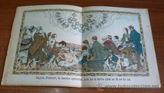 Libros antiguos: EL PARENOSTRE, INTERPRETAT PER A INFANTS PER LOLA ANGLADA. - Foto 4