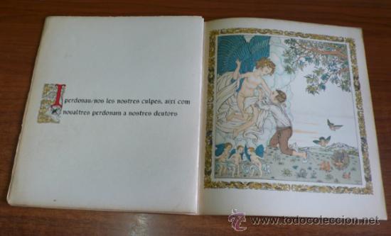 Libros antiguos: EL PARENOSTRE, INTERPRETAT PER A INFANTS PER LOLA ANGLADA. - Foto 5