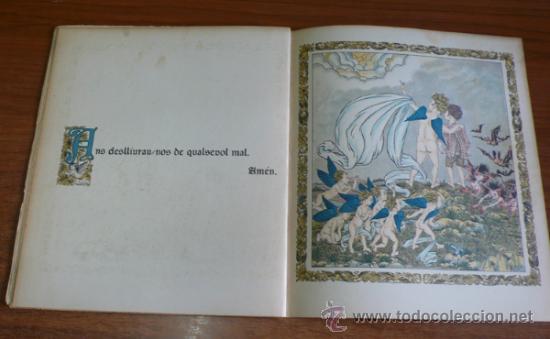 Libros antiguos: EL PARENOSTRE, INTERPRETAT PER A INFANTS PER LOLA ANGLADA. - Foto 6