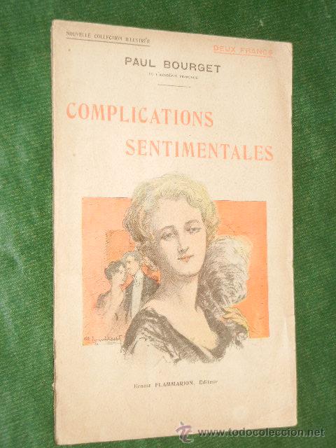 Libros antiguos: COMPLICATIONS SENTIMENTALES, DE PAUL BOURGET (EN FRANCES) - Foto 1
