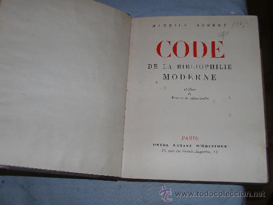 Libros antiguos: MAURICE ROBERT - Foto 1