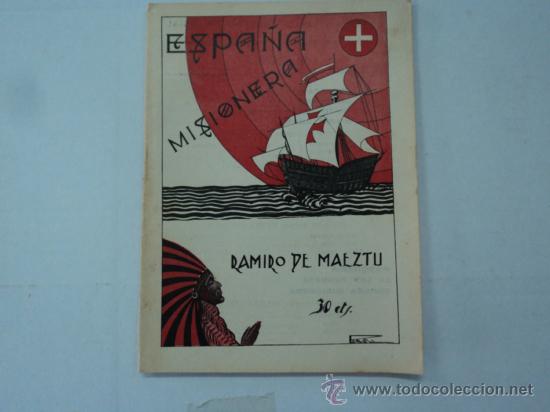 Libros antiguos: Espa&ntilde;a Misionera - Ramiro de Maeztu - Foto 1