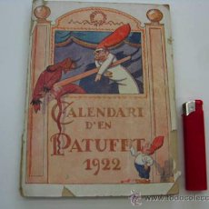 Libros antiguos: LIBRO CALENDARI D'EN PATUFET ANY 1922. Lote 38354447
