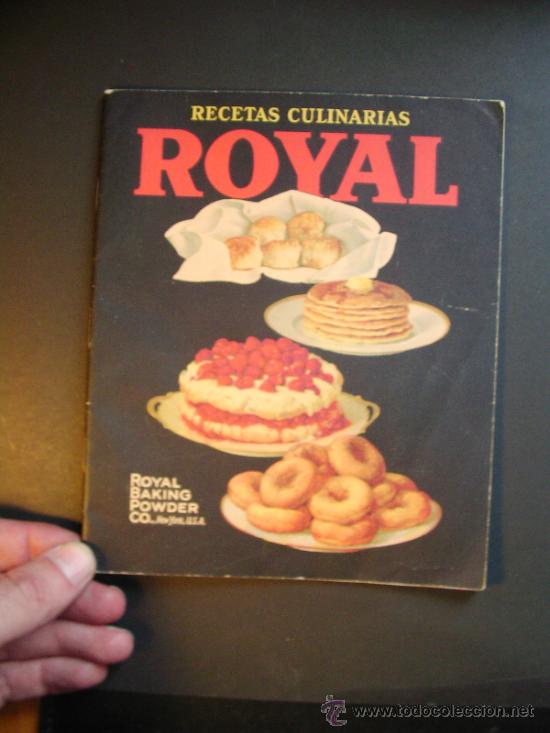Libros antiguos: Librito Recetas Culinarias ROYAL. - Foto 1
