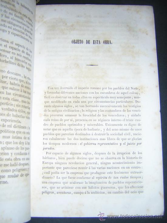 Libros antiguos: 1845 - MARTINEZ DE LA ROSA - ESPIRITU DEL SIGLO - 2 TOMOS (COMPLETO) - Foto 4