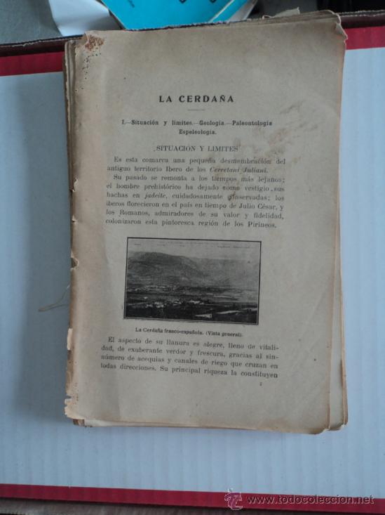 Libros antiguos: La Cerda&ntilde;a - Catalu&ntilde;a. - Foto 1