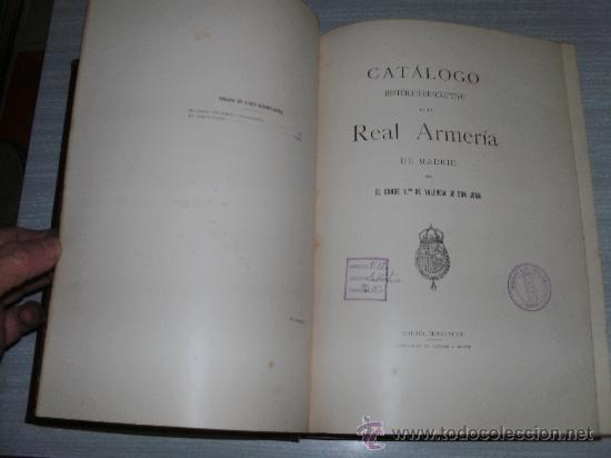 Libros antiguos: ARMERIA REAL DE MADRID - CATALOGO - - Foto 3