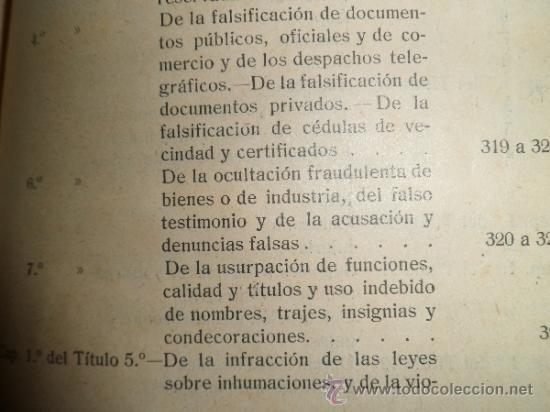 Libros antiguos: OPOSICIONES DE POLICIA CONTESTACIONES AL PROGRAMA (1920) - Foto 6