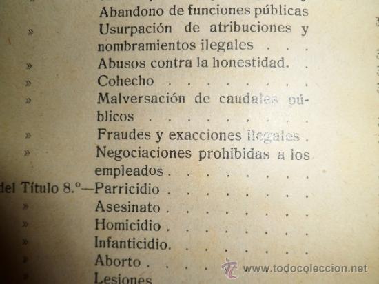 Libros antiguos: OPOSICIONES DE POLICIA CONTESTACIONES AL PROGRAMA (1920) - Foto 8