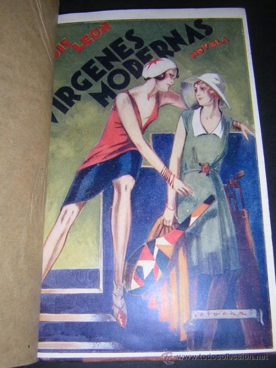 Libros antiguos: 1920 - LUIS LEON - VIRGENES MODERNAS - Foto 2