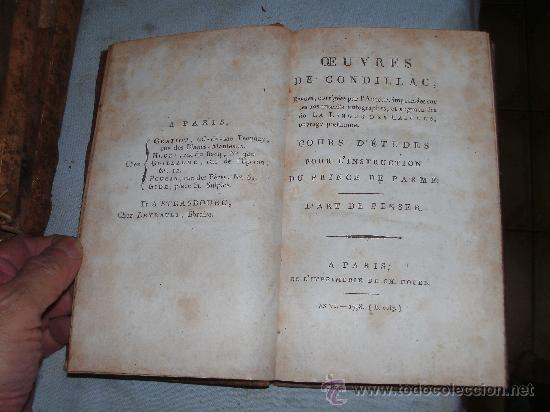 Libros antiguos: OEUVRES DE CONDILLAC - - Foto 5