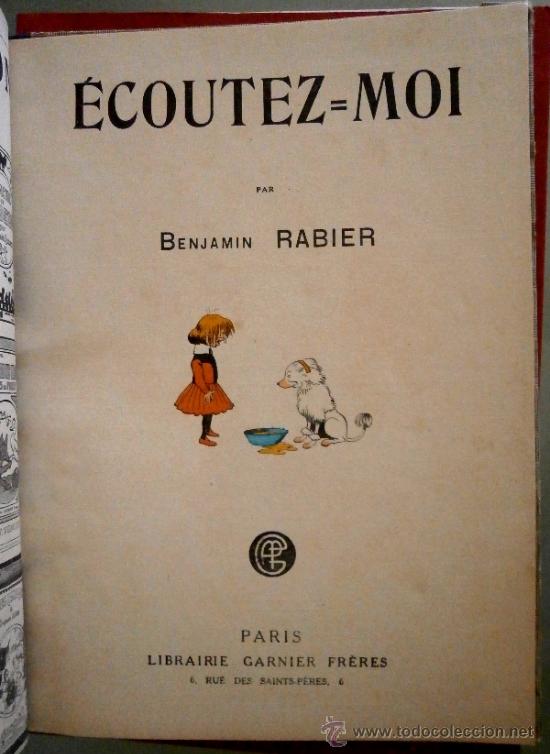 Libros antiguos: &Eacute;coutez=Moi. Benjamin Rabier - Foto 2