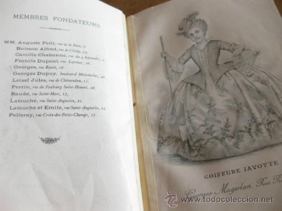 Libros antiguos: LIBRO CATALOGO FRANCES CON TIPOS DE PEINADOS CON L&Aacute;MINAS. 1899 - Foto 1