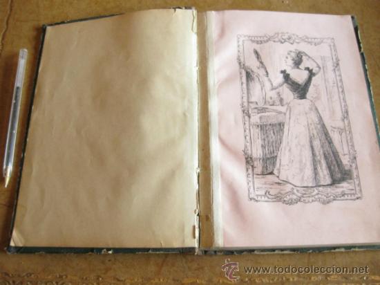 Libros antiguos: LIBRO CATALOGO FRANCES CON TIPOS DE PEINADOS CON L&Aacute;MINAS. 1899 - Foto 2