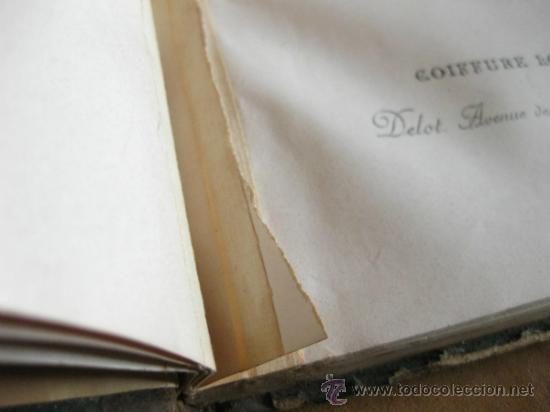Libros antiguos: LIBRO CATALOGO FRANCES CON TIPOS DE PEINADOS CON L&Aacute;MINAS. 1899 - Foto 4