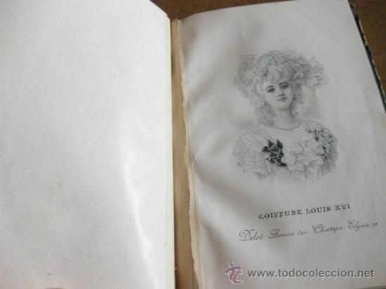 Libros antiguos: LIBRO CATALOGO FRANCES CON TIPOS DE PEINADOS CON L&Aacute;MINAS. 1899 - Foto 5