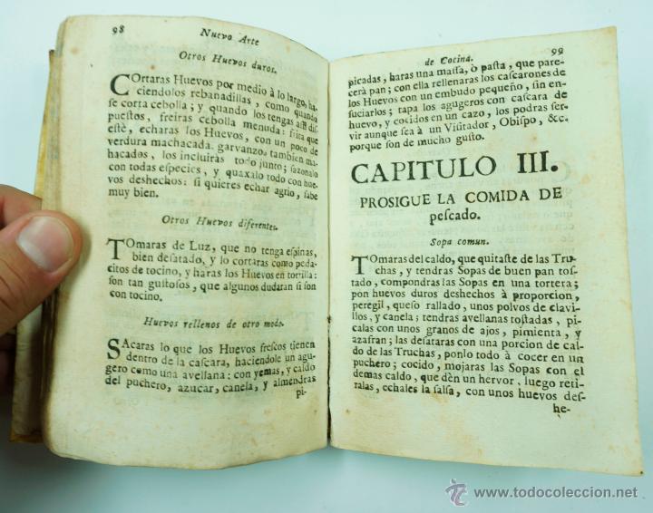 Libros antiguos: Nuevo arte de cocina, sacado de la escuela de la experiencia, Juan Altamiras, Gerona año 1770. - Foto 7 - 39514111