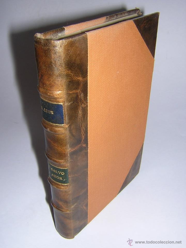Libros antiguos: 1920 - LUIS LEON - LOS SALV&Oacute; EL AMOR - Foto 1