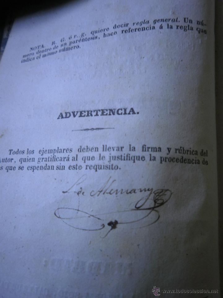 Libros antiguos: Gram&aacute;tica francesa - Foto 7