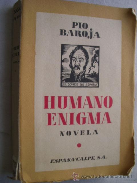 Libros antiguos: HUMANO ENIGMA.  BAROJA, P&iacute;o. 1935 - Foto 1