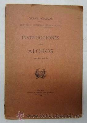Libros antiguos: INSTRUCCIONES SOBRE AFOROS - A&Ntilde;O 1911 - Foto 1