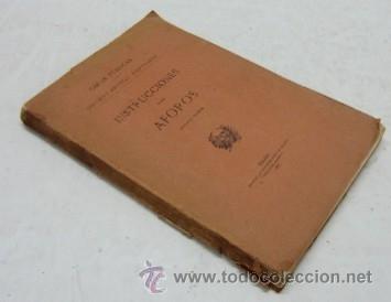 Libros antiguos: INSTRUCCIONES SOBRE AFOROS - A&Ntilde;O 1911 - Foto 7