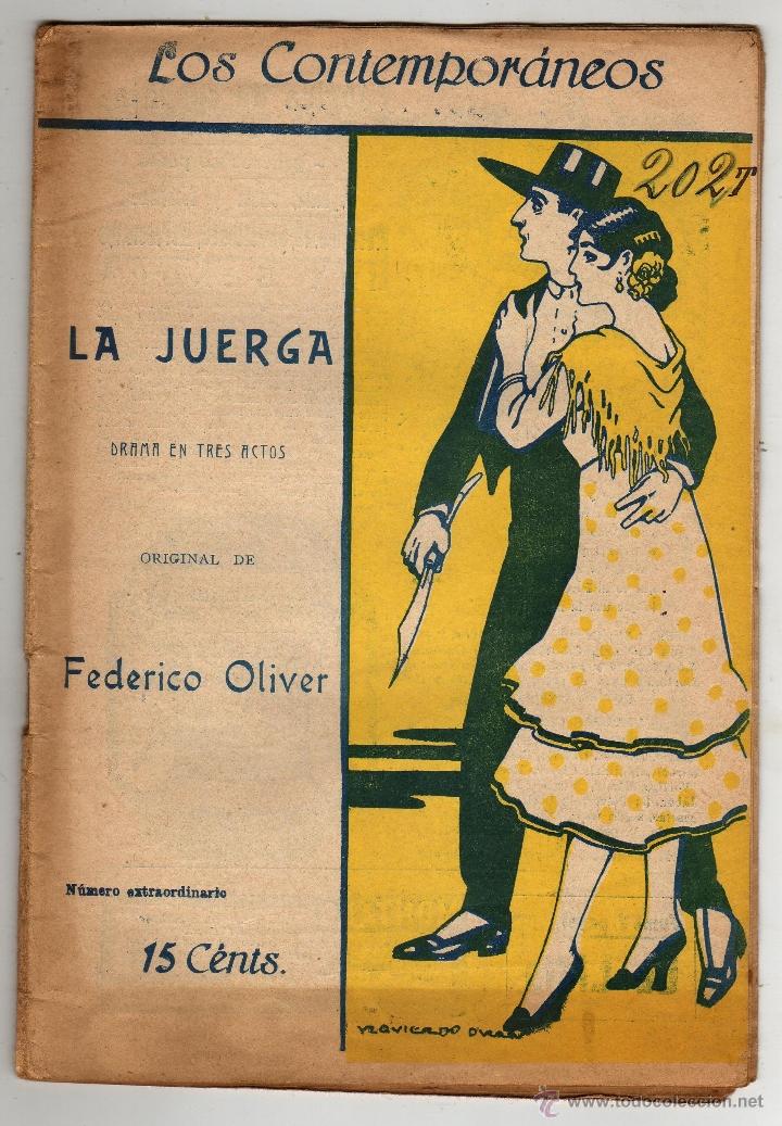 Old books: LOS CONTEMPOR&Aacute;NEOS DE FEDERICO OLIVER 1920 N&ordm; EXTRAORDINARIO