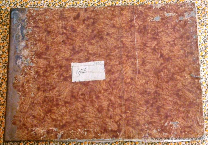 Old books: TEJIDO 28 LITOGRAFIAS DE NARCISO AR&Aacute;U BARCELONA 1850