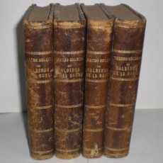 Libros antiguos: TEATRO SELECTO DE CALDERON DE LA BARCA. 4 TOMOS (OBRA COMPLETA) 1881
