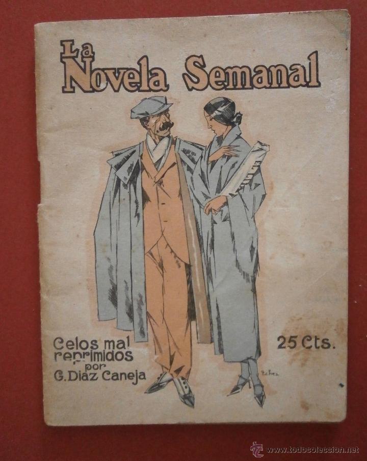 Libros antiguos: Celos Mal Reprimidos. Novela. Guillermo Diaz Caneja - Foto 1