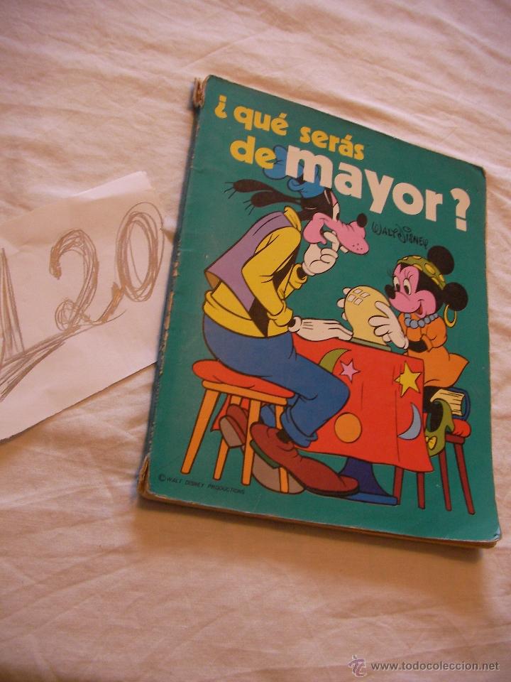 Libros antiguos: ANTIGUO CUENTO MICKEY &iquest;QUE SERAS DE MAYOR? - ENVIO GRATIS A ESPA&Ntilde;A - Foto 1