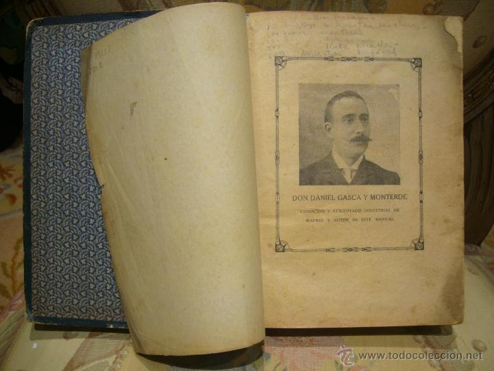 Libros antiguos: MANUAL GASCA, DE DANIEL GASCA Y MONTERDE. - Foto 2