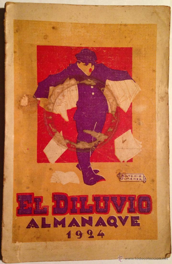 Libros antiguos: Almanaque el diluvio para el a&ntilde;o 1924 - Foto 1
