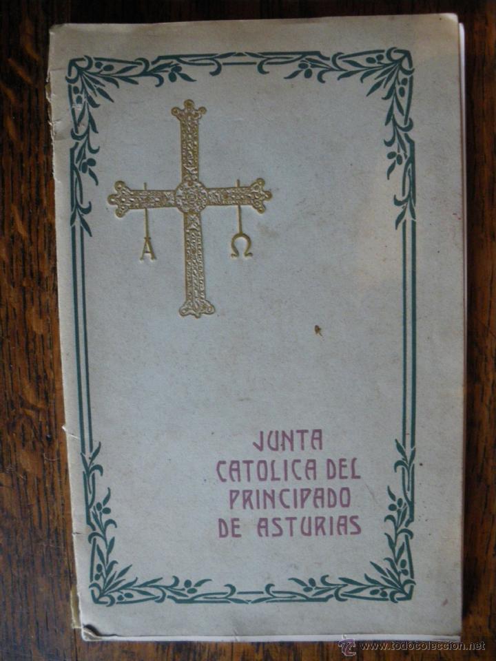 Libros antiguos: JUNTA CATOLICA DEL PRINCIPADO DE ASTURIAS. - Foto 1