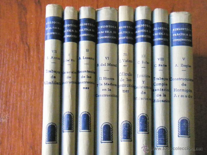 Libros antiguos: ANTIGUA ENCICLOPEDIA PRACTICA DE LA CONSTRUCCION - Foto 3