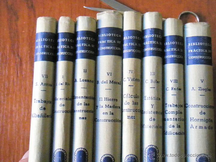 Libros antiguos: ANTIGUA ENCICLOPEDIA PRACTICA DE LA CONSTRUCCION - Foto 6
