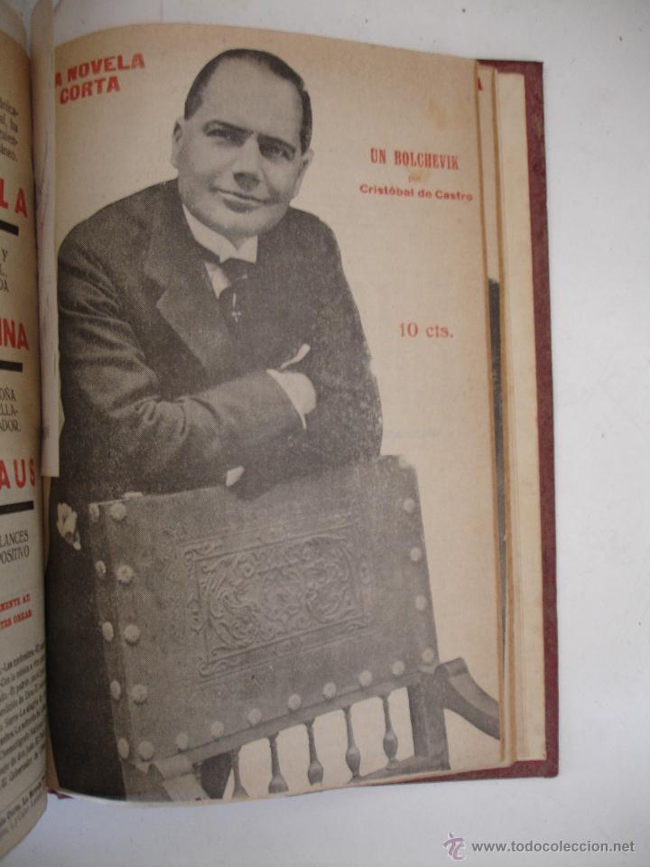 Libros antiguos: LA NOVELA CORTA PRIMER SEMESTRE ENERO A JUNIO 1919. - Foto 4