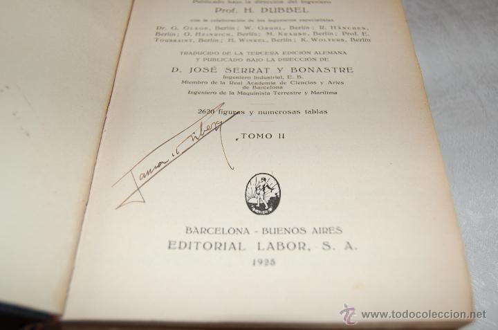 Libros antiguos: MANUAL DEL CONSTRUCTOR DE M&Aacute;QUINAS tomo I - II - Foto 4